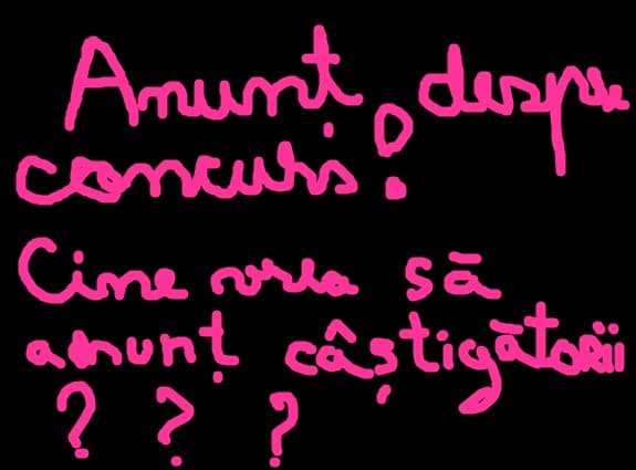 Anunt SPECIAL : "Cine vrea sa anunt castigatorii pt concurs ??mai sunt doar 3 care trebuie sa f