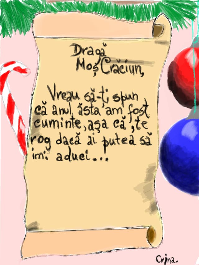 Scrisoare catre Mos Craciun