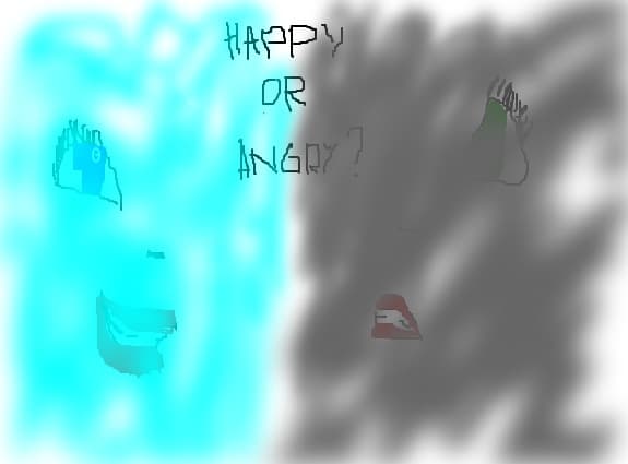 happy or angry?