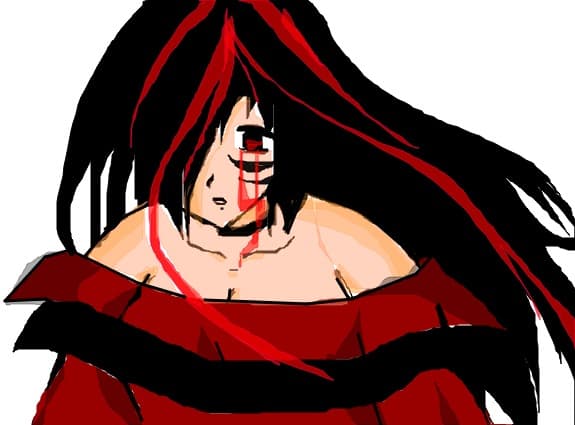 Anime blood girl