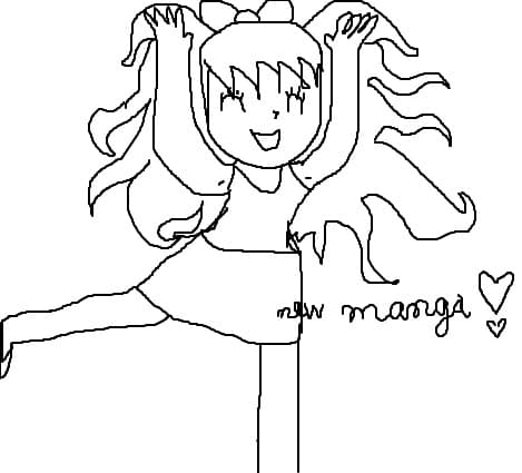 incerc sa fac un manga(Diana)