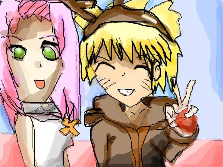 sakura and naruto christmas