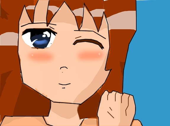 anime girl:x