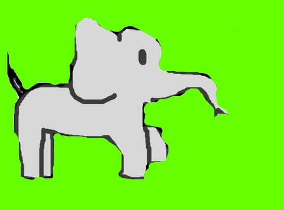 elefant pt concursul lui deea bia