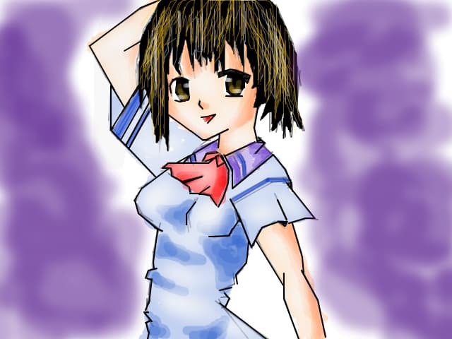 a girl