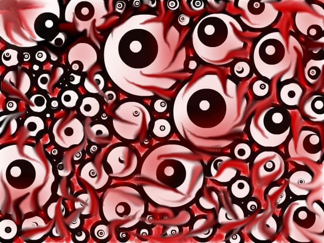 evil eyes