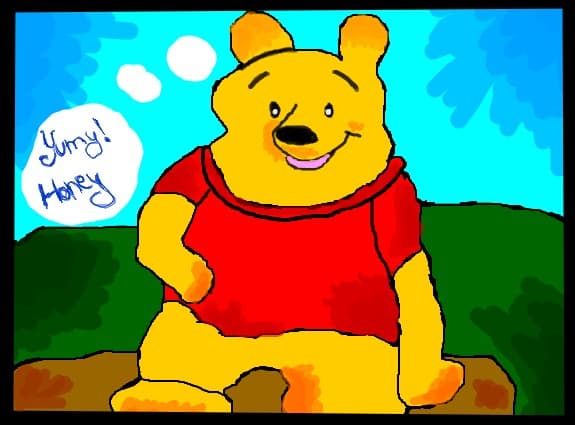 Winnie de plus ..se gandeste la miere :))
