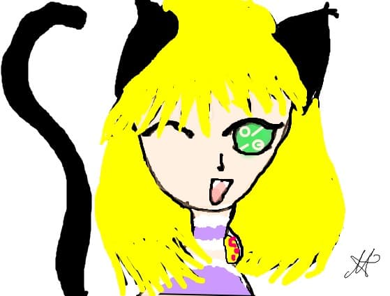 eu in varianta anime neko.
