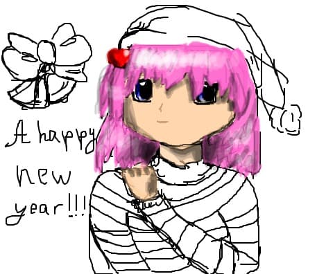 a happy new year !!! cu anime