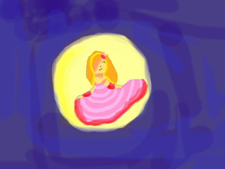 Moon anime girl