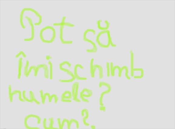 Pot sa imi schimp numele ? Cum ?