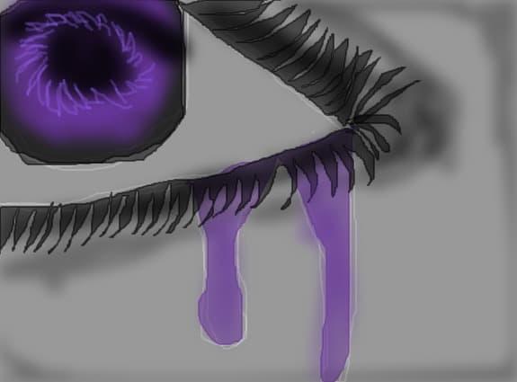 purple eye