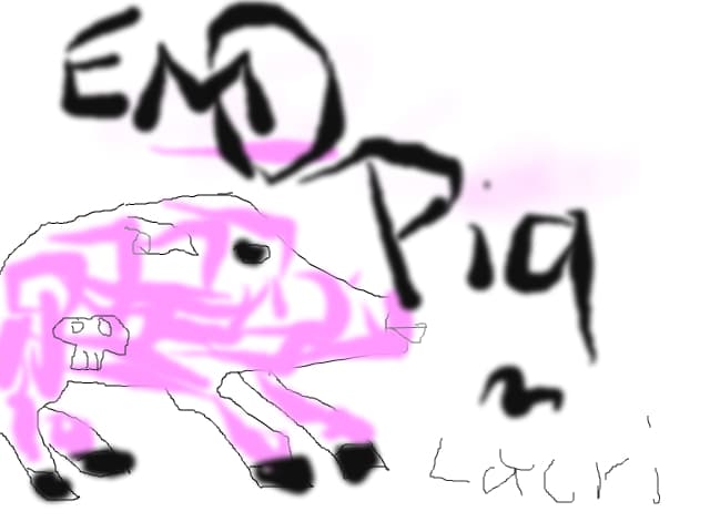 emo pig