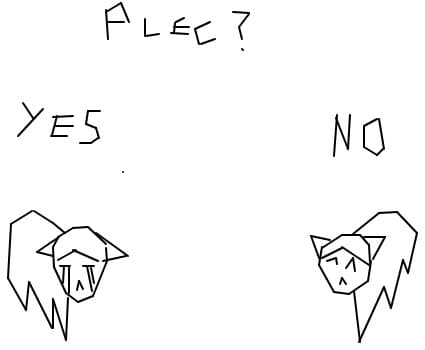plec? da / nu