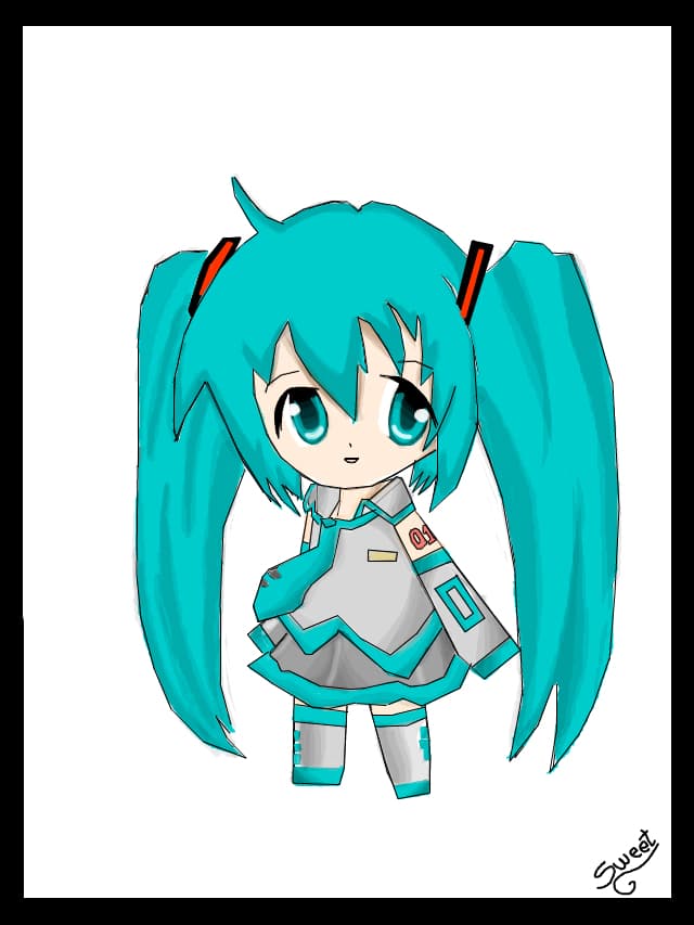 anime bluuuue girl