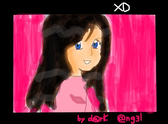 a sweet anime girl