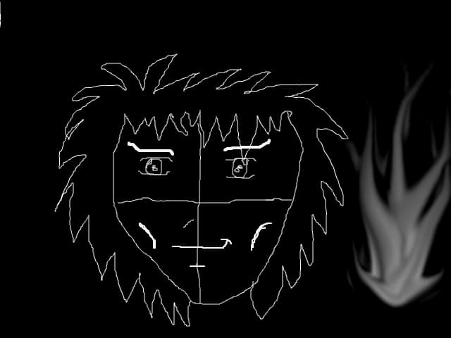 portret alb negru