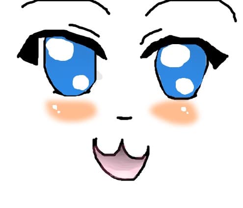 anime kitty face