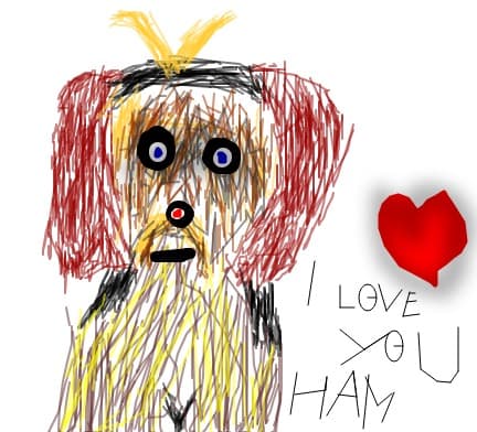 I love you ham ham