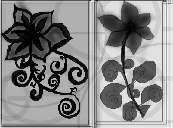black flower:)