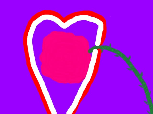 Rose in the love