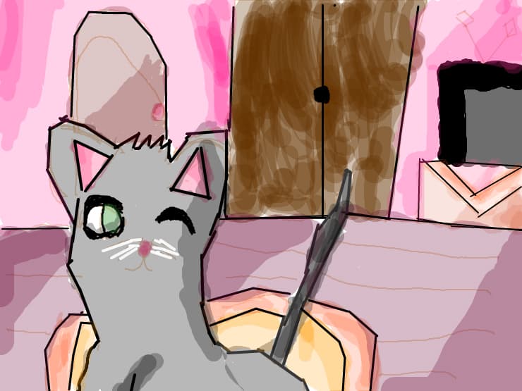 kitty pt clubul lui depp-blue