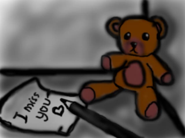 sad teddybear