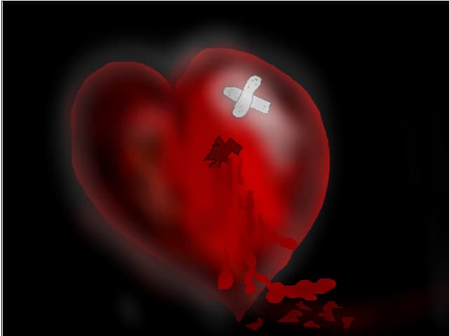 Broken heart!