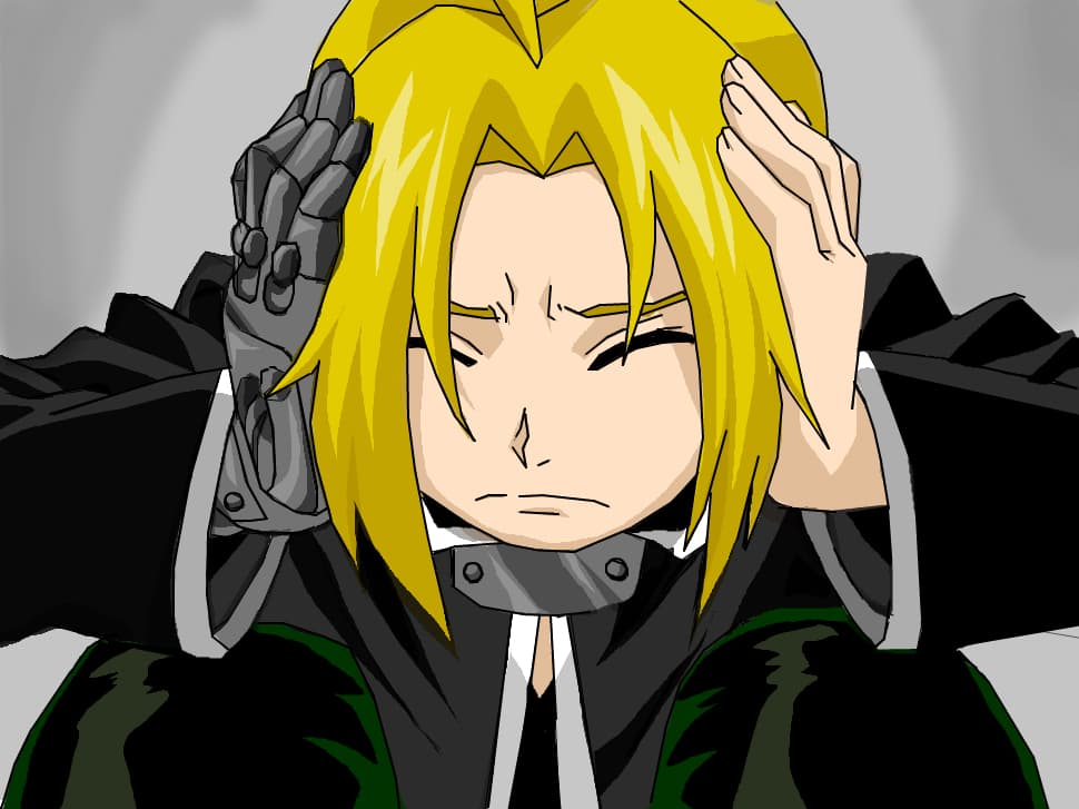 Edward Elric - Scared ... O.o