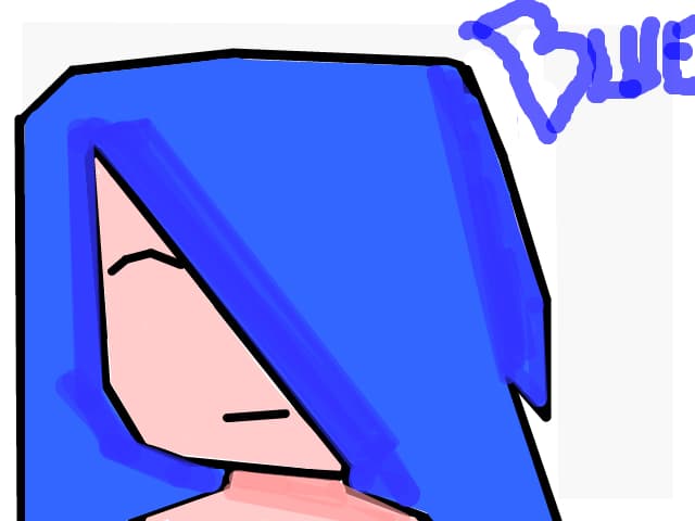 blue anime