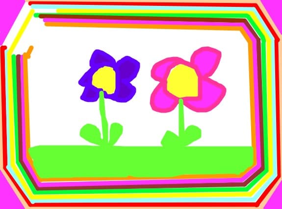 tablou colorat