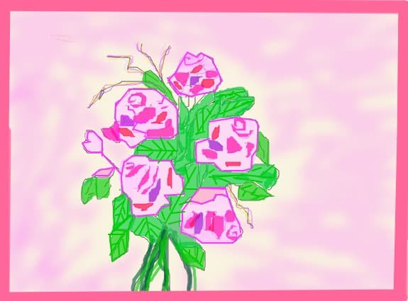 un buchet de flori:x..mai bn sp ,,trandafirii"