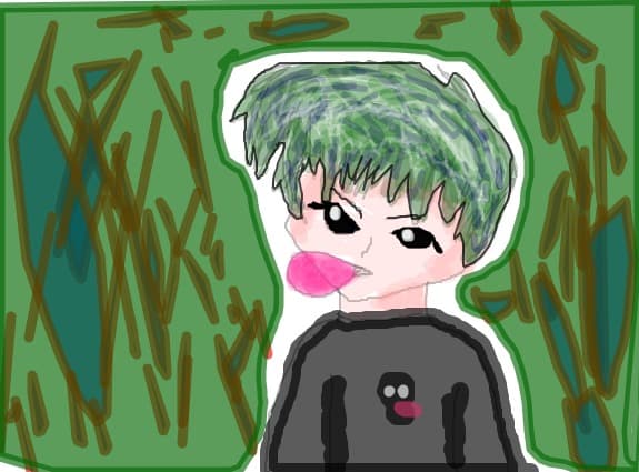 Chewing gum boy