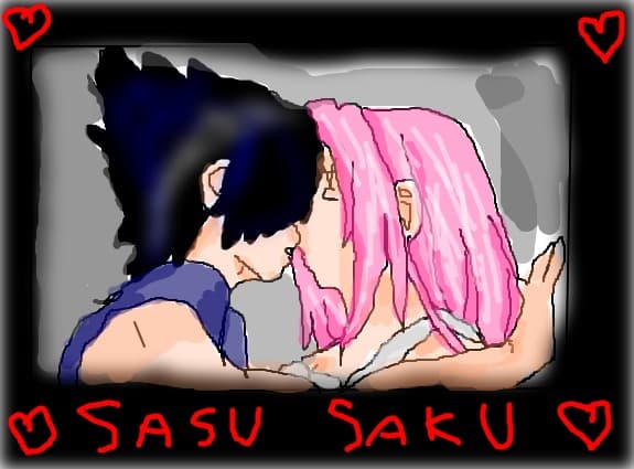 sasuke and sakura kiss