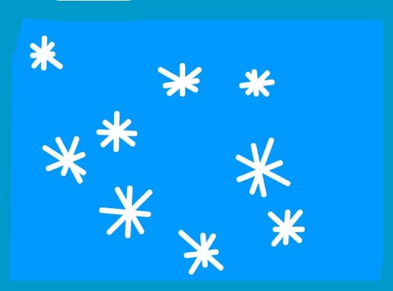 ninge cu stele pe cer