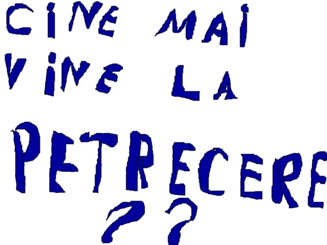 cine mai vine lapetrecere?