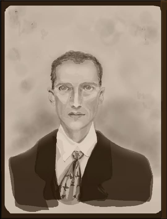 Portret sepia