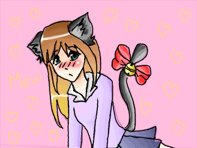 Anime girl neko