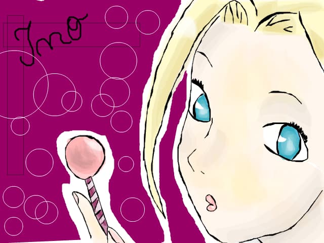 Ino pink lollipop( i luv ino- nu sunt invers..dar e super tipa:)) )