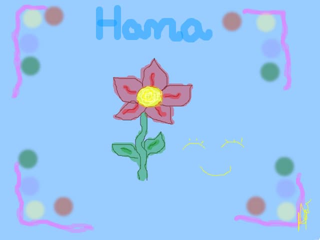 O floare pt. voi desenatori