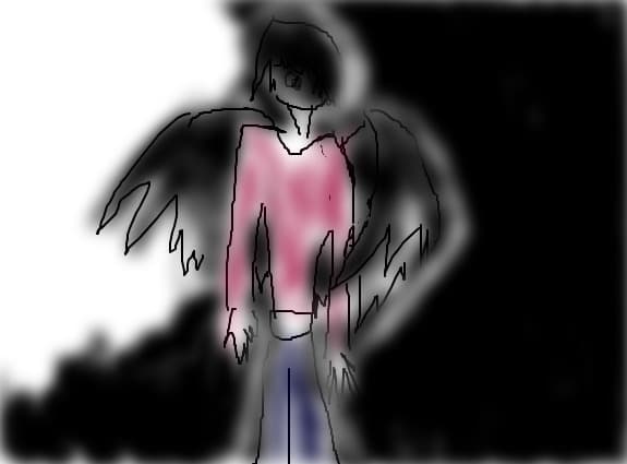 Abstract angel