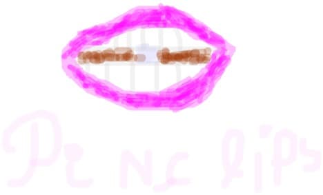 pink lips