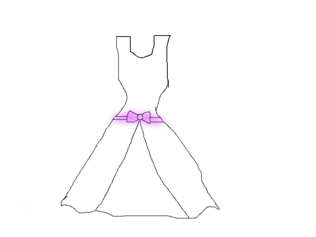 Ma casatoresc si de aceea mi-am desenat rochia!