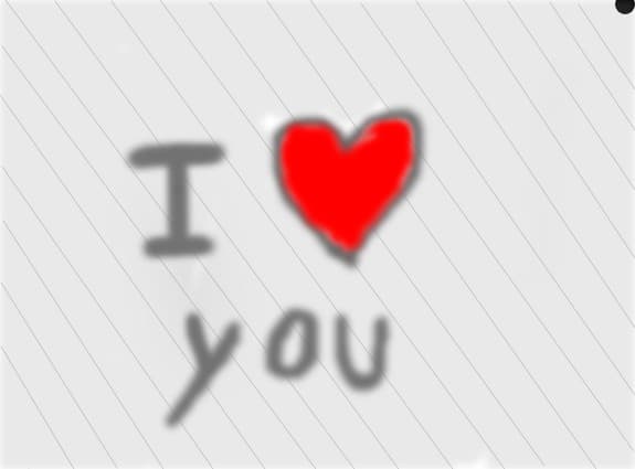 I love you