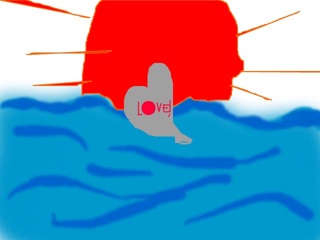 Undeva in mare...Iubirea exista