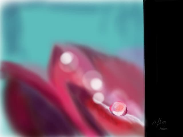 Drop of pink