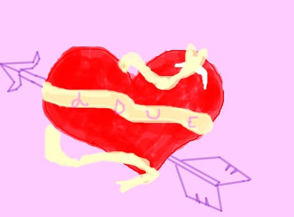L O V E is in heart