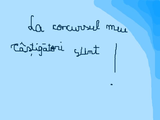 vedeti primul comm ca sa stiti cine a castigat