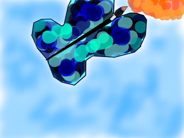 fluture-pensula