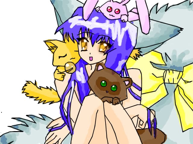 anime animals Sword Fight